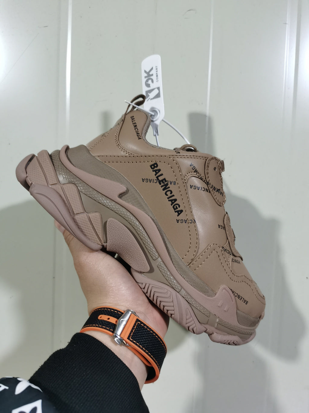 Balenciaga 9911 Triple S Sneakers Coffee Brown