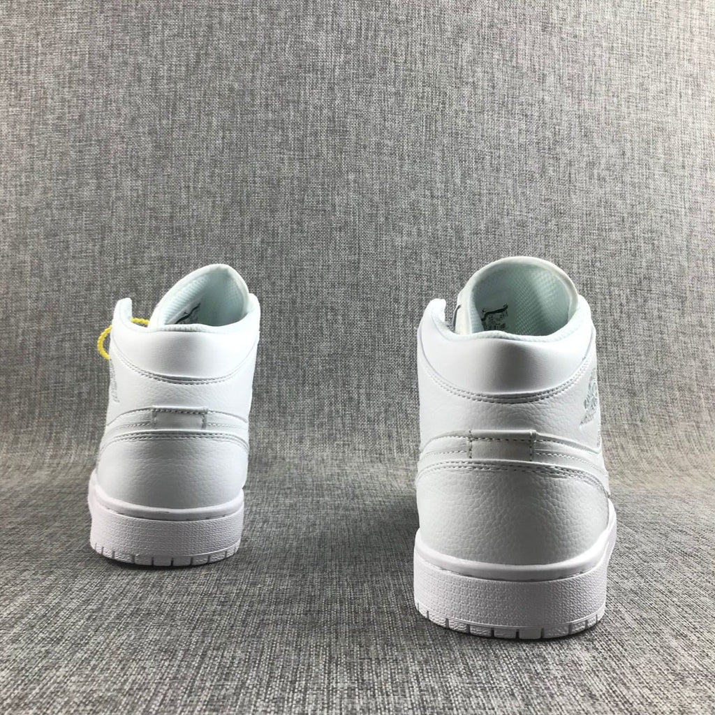 Air Jordan 1 Mid White Sneakers