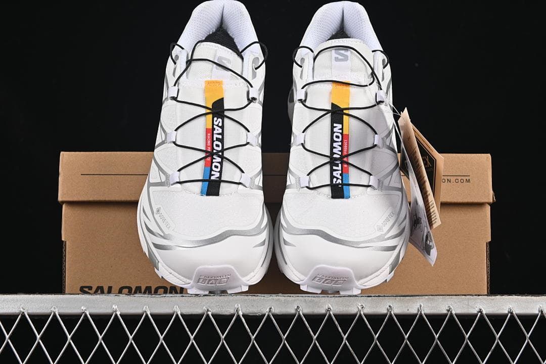 Salomon XT-6 GTX White Trail Sneakers 475811-26
