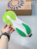 ASICS Running Shoes, Dark Gray and Lime Green