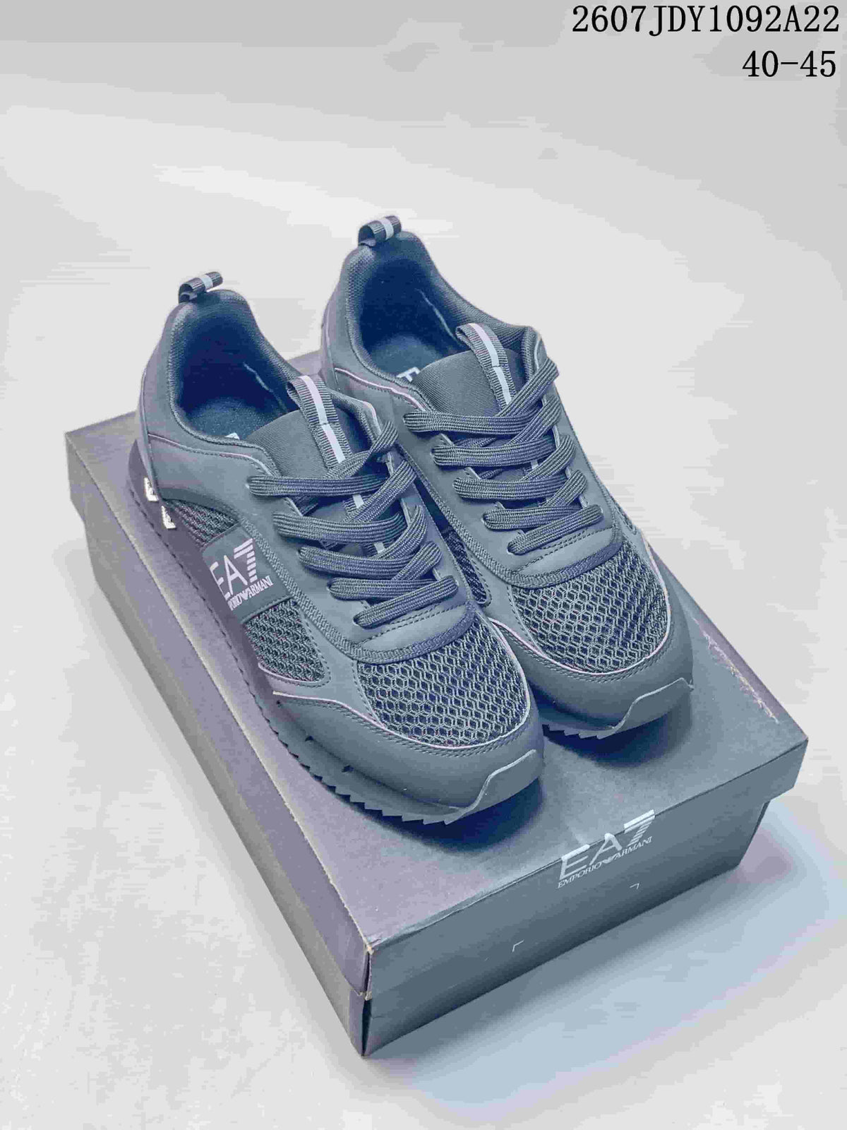 Emporio Armani EA7 Low-Top Sneakers Dark Gray JDY1092A22