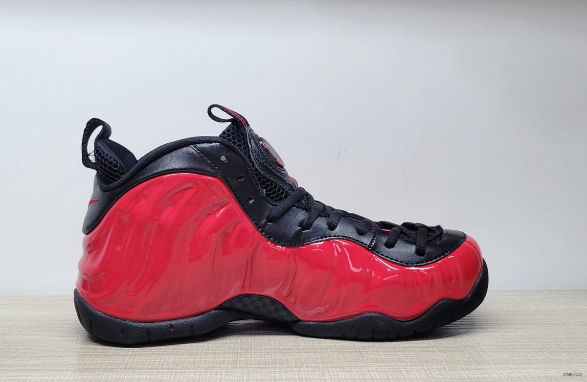 Nike Foamposite Pro University Red and Black Sneakers
