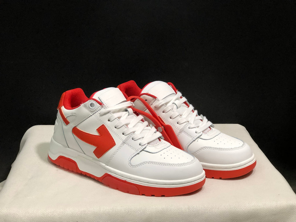 Off-White Out Of Office Low-Top Sneakers White Red