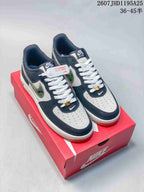 Nike Air Force 1 '07 Low Sneakers Navy White Camo
