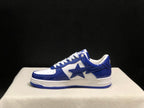 Bape Sta Low-Top Sneakers Blue and White