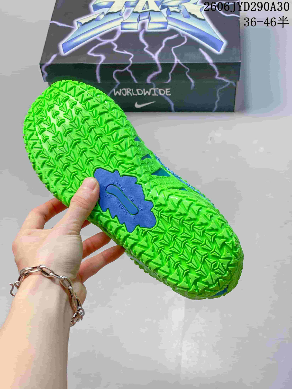Nike Ja 3 Basketball Shoes Green and Blue 2606JYD290A30