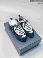 Chanel 26SS Black and White Low-Top Sneakers 2607HVD386A26