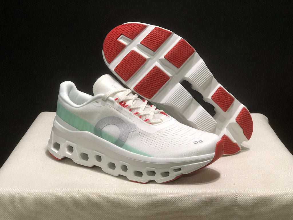 On Cloudmonster 1 Running Sneakers Ivory/Creek