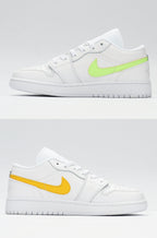 Nike Air Jordan 1 Low White Multicolor CW7035-100 Sneakers