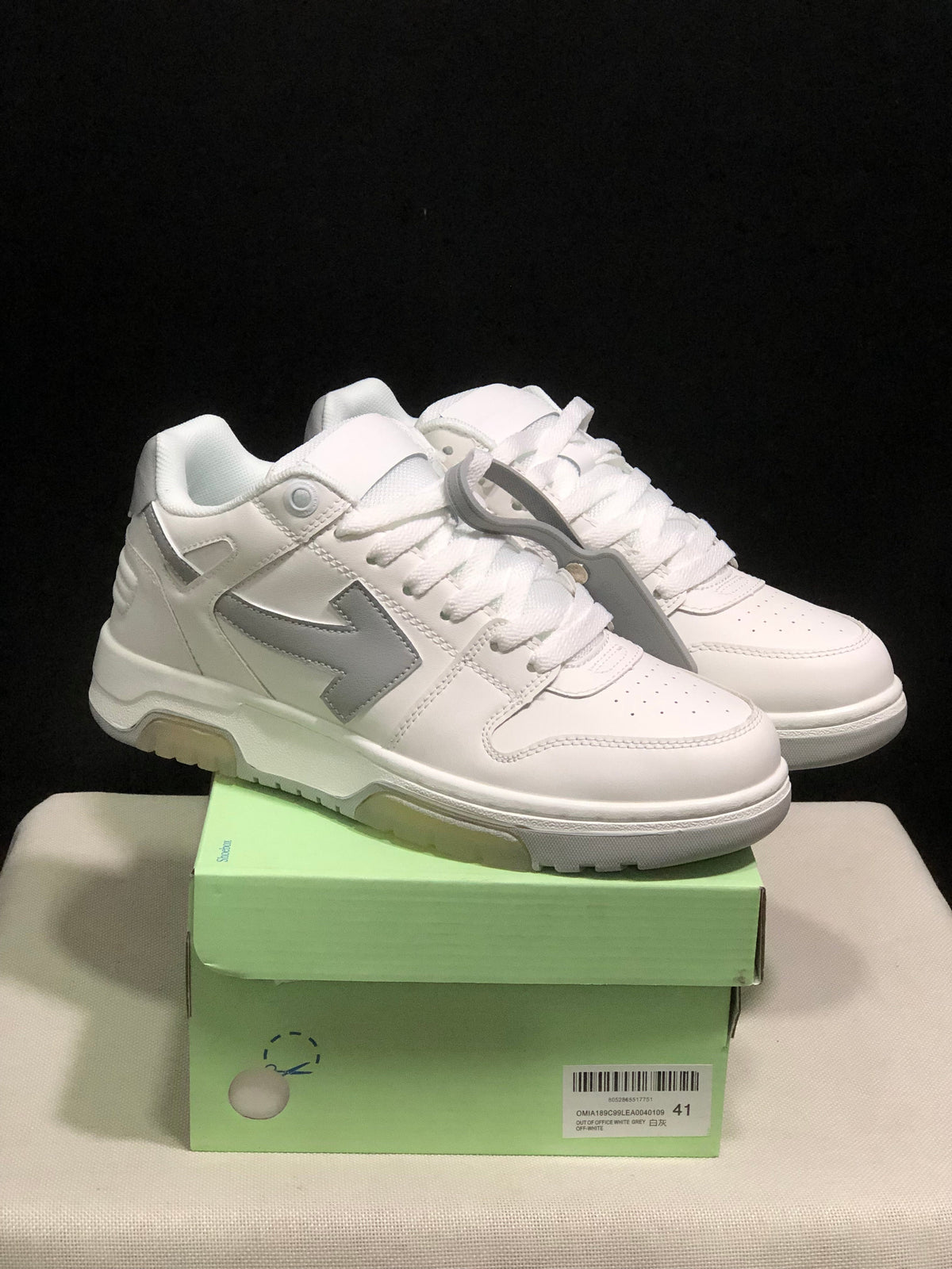 Off-White Out Of Office Low-Top Sneakers White Gray