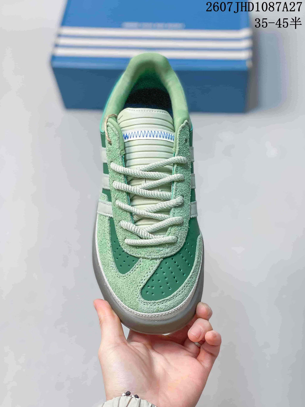 adidas Originals Samba ADV Green White Sneakers JHD1087A27