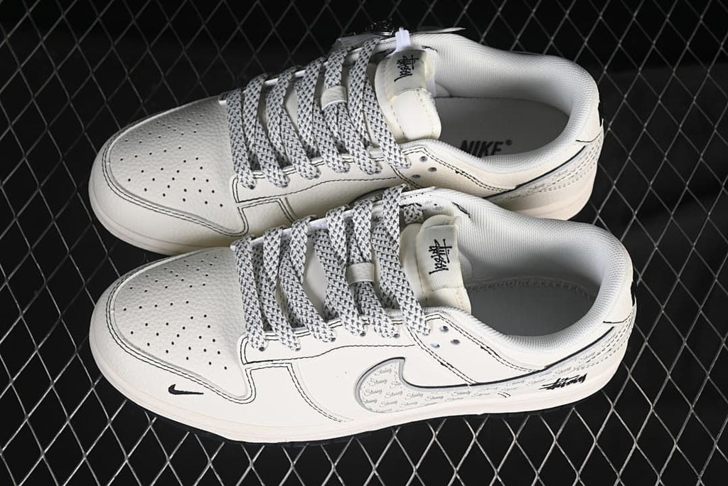 Nike SB Dunk Low Stüssy White Gray Sneakers HH7518-097
