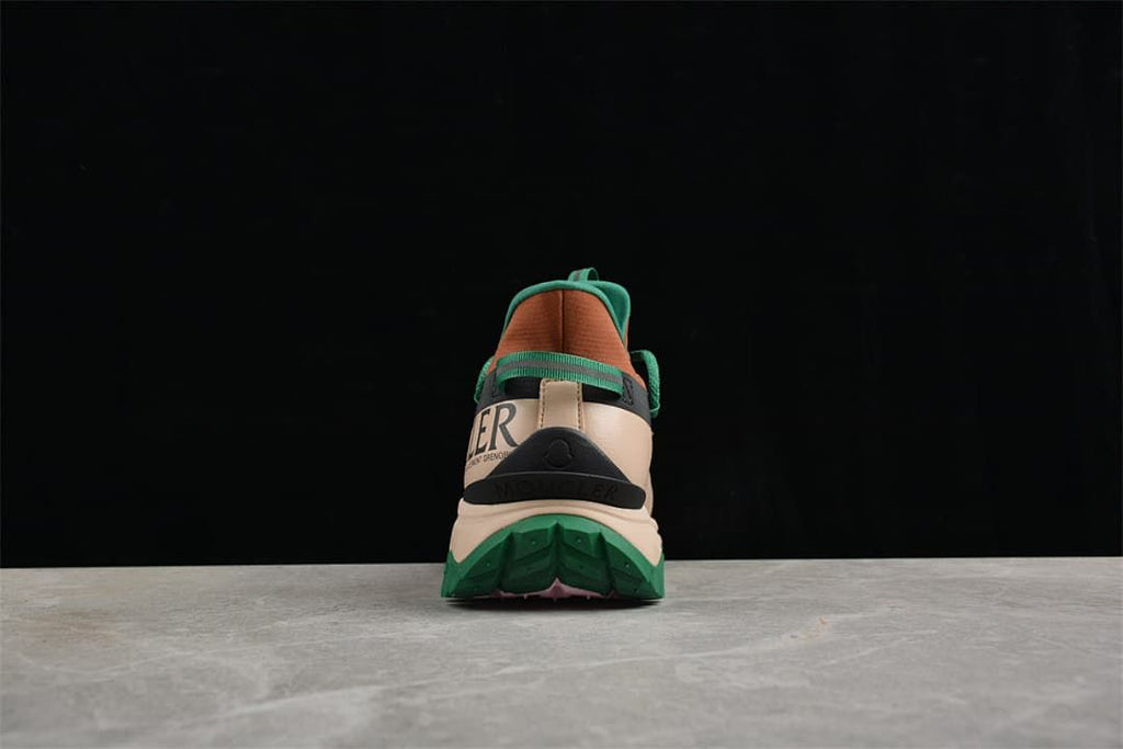 Moncler Trailgrip Lite2 Sneakers in Beige and Green