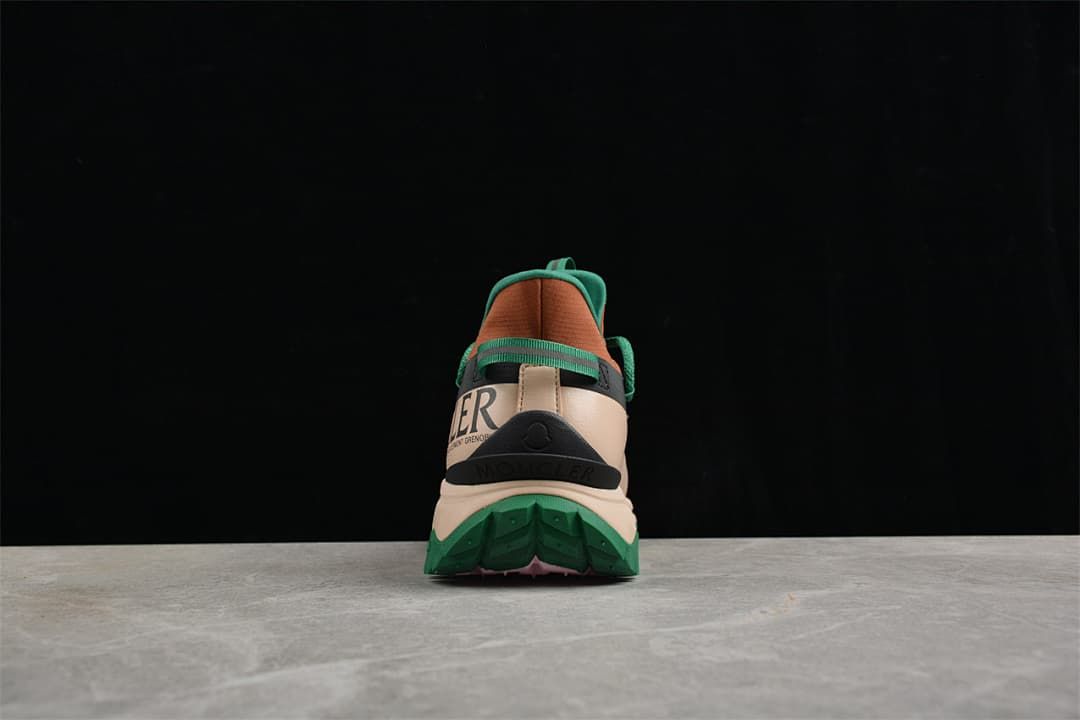Moncler Trailgrip Lite2 Sneakers in Beige and Green