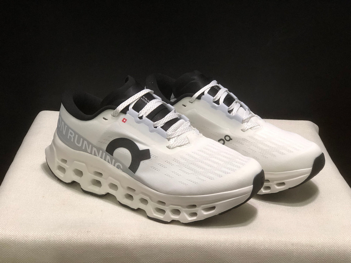 On Cloudmonster 3 Running Sneakers White Silver