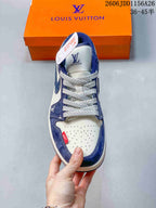 Jordan Fragment Travis Scott Low Sneakers Blue White 2606JDD1156A26