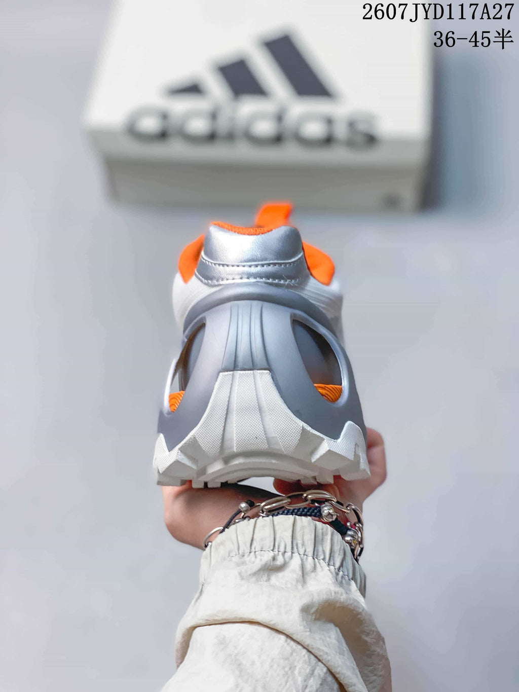 adidas OZWEEGO Wonder Runner Sneakers Gray Navy Orange