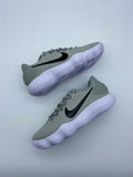 Nike Grey and White Low-Top Sneakers