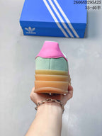 adidas Gazelle Bold W Sneakers Mint Green Pink Gum Sole