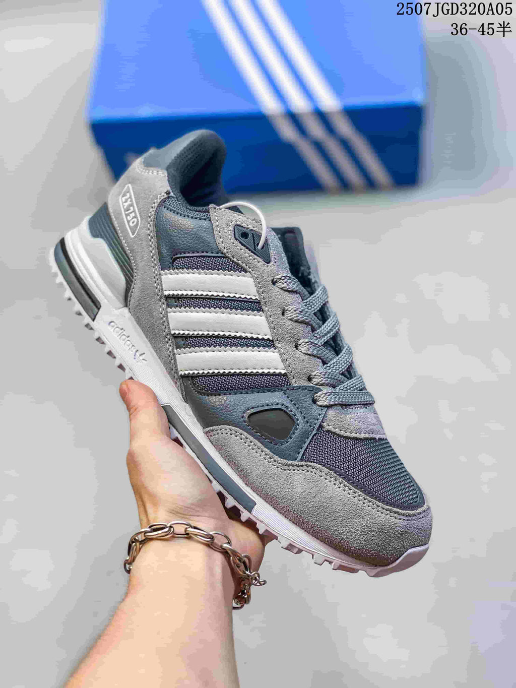 adidas ZX 750 Grey Retro Running Sneakers