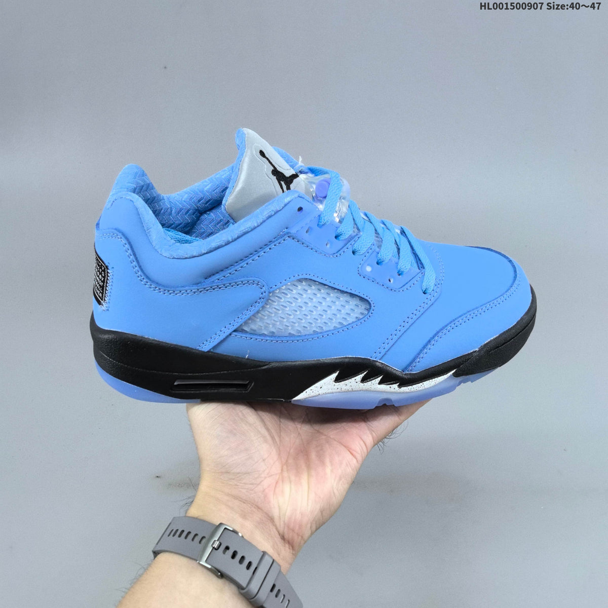 Air Jordan 5 Retro Low UNC Blue Sneakers