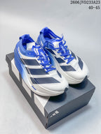 Adidas Adizero Prime X3 Running Shoes, White and Blue