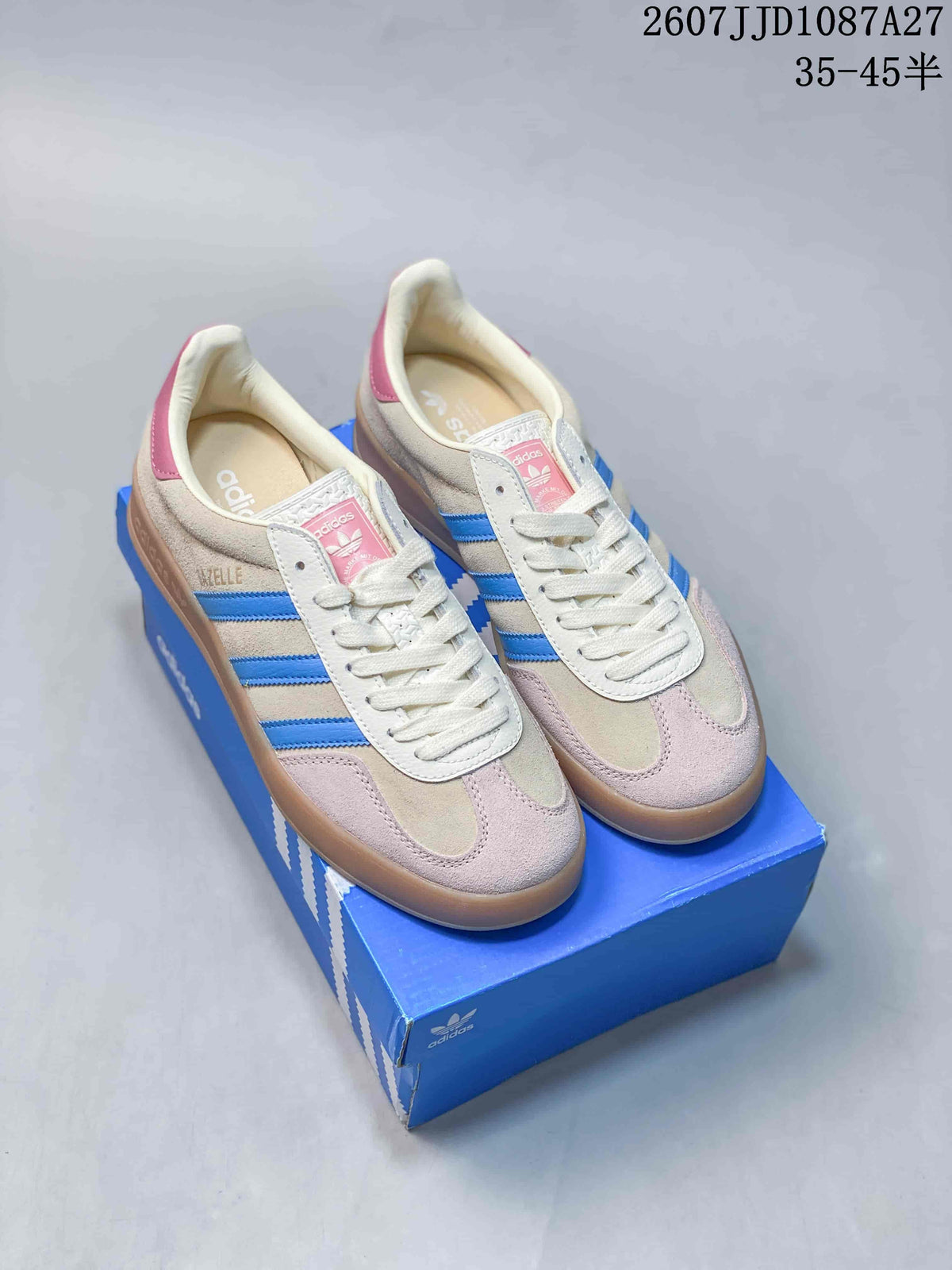 adidas Originals Samba ADV Sneakers Beige Blue Pink JJD1087A27
