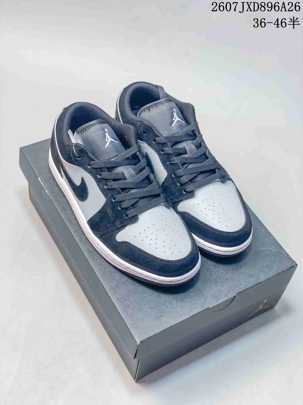 Jordan Air Jordan 1 Low Black White Sneakers