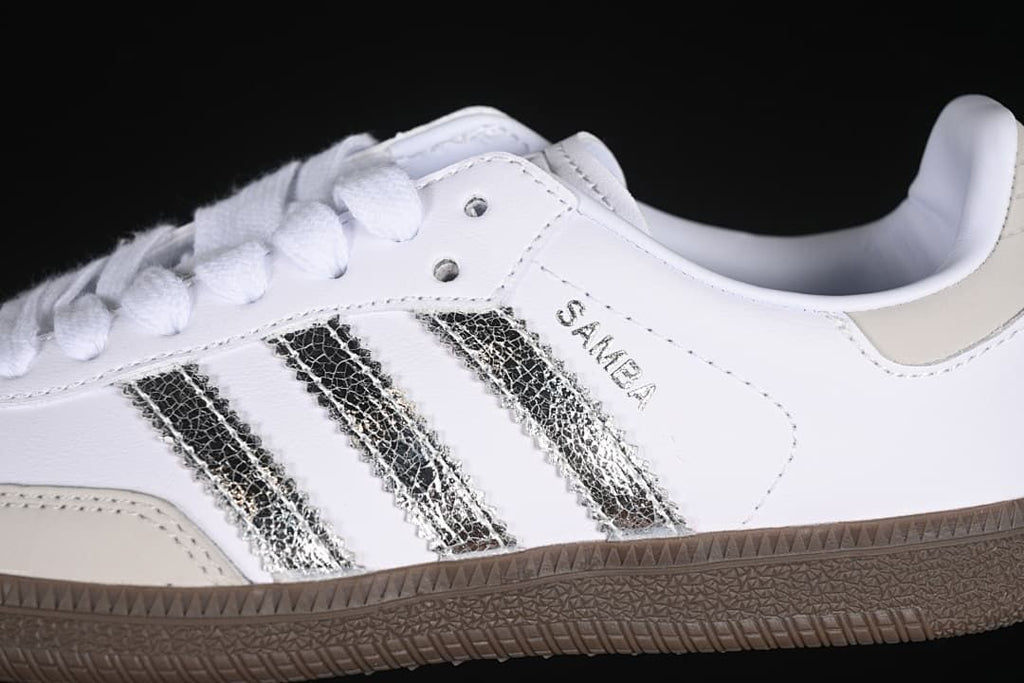 adidas Samba OG JI2725 White Silver Sneakers
