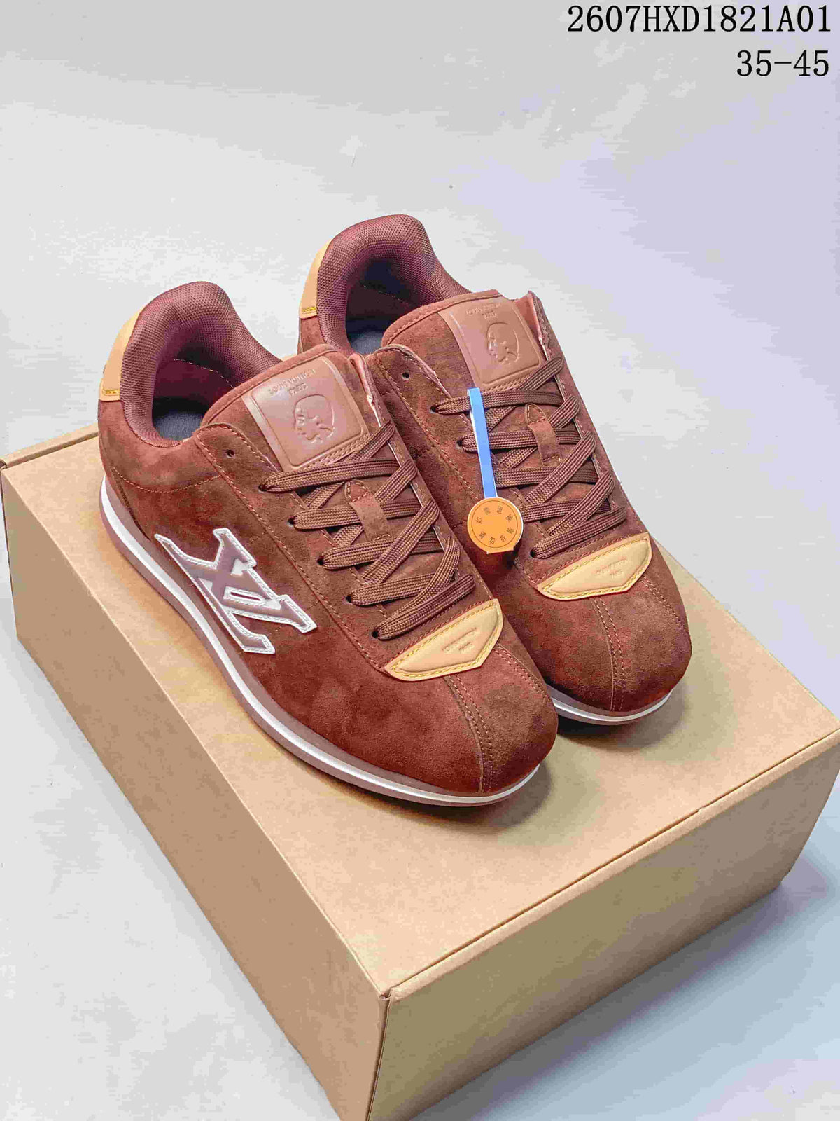 Louis Vuitton Buttersoft Low-Top Sneakers in Brown
