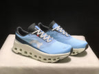 On Cloudmonster 1 Running Sneakers Blue and White