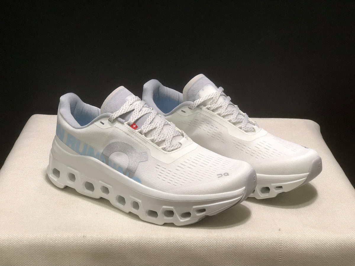 On Cloudmonster 1 Running Shoes Ivory Glacier