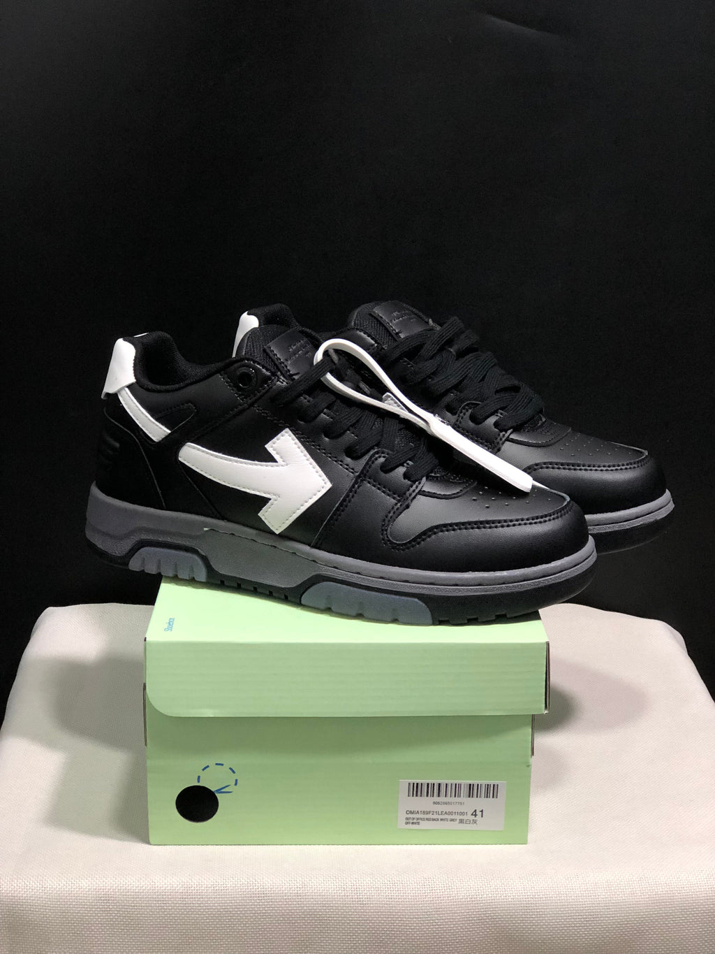 Off-White Out Of Office Low-Top Sneakers Black White