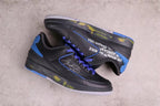 Jordan 2 Low x Off-White Black Blue Sneakers DM7866-14