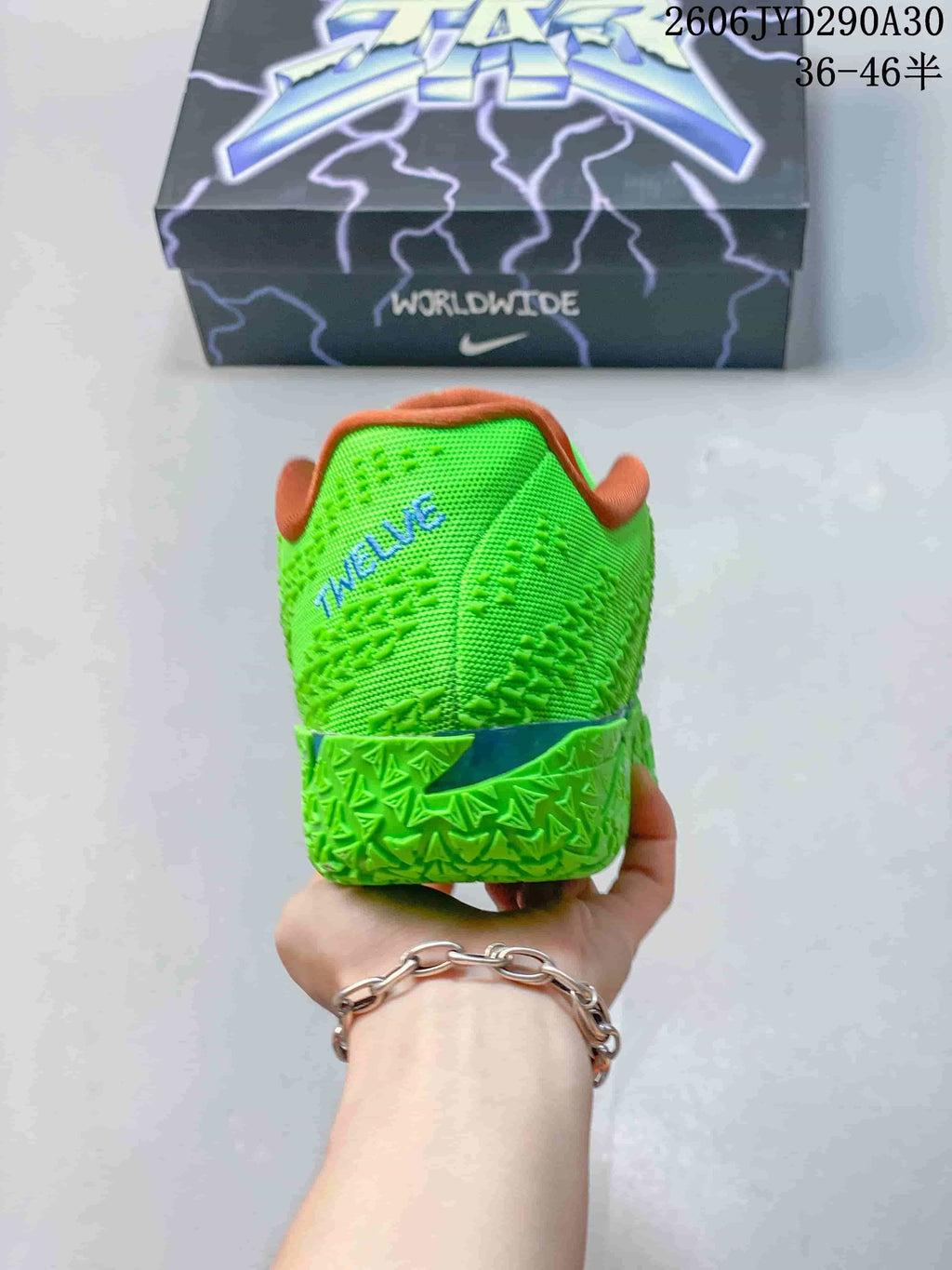 Nike Ja 3 Basketball Shoes Green and Blue 2606JYD290A30