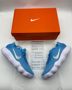 Nike Blue and White Basketball Sneakers