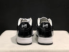BAPE Bape Sta Low Sneakers Black White
