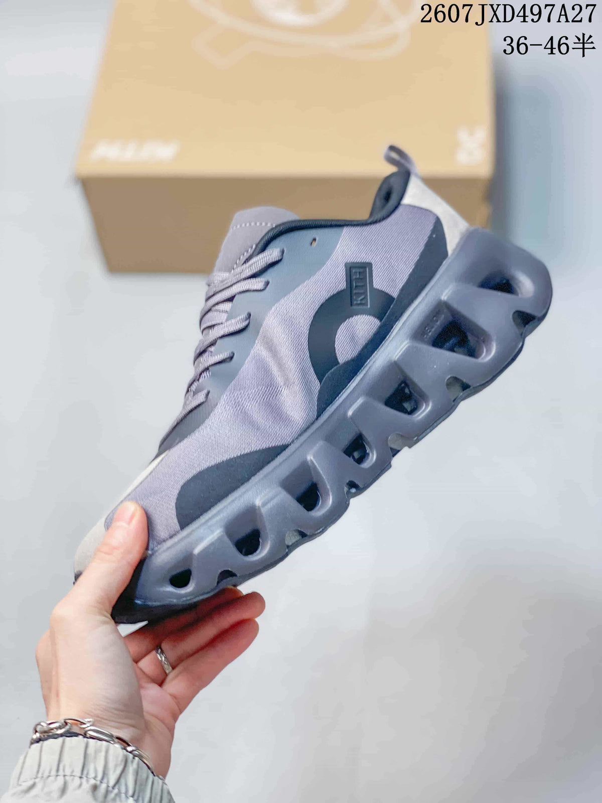 On Cloudswift K-Tech 1 Sneakers Gray Black White 712470WPR