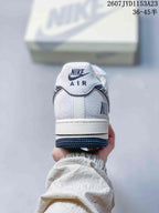 Nike Air Force 1 '07 Low White Navy Sneakers 2607 JYD1153A23