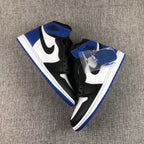 Jordan 1 Retro Fragment Black White Blue Sneakers 716371-040