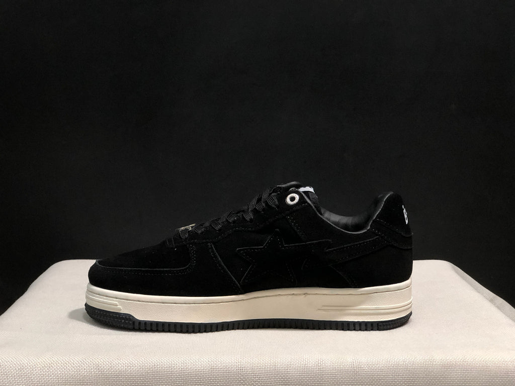 BAPE STA Low-Top Sneakers Black Suede