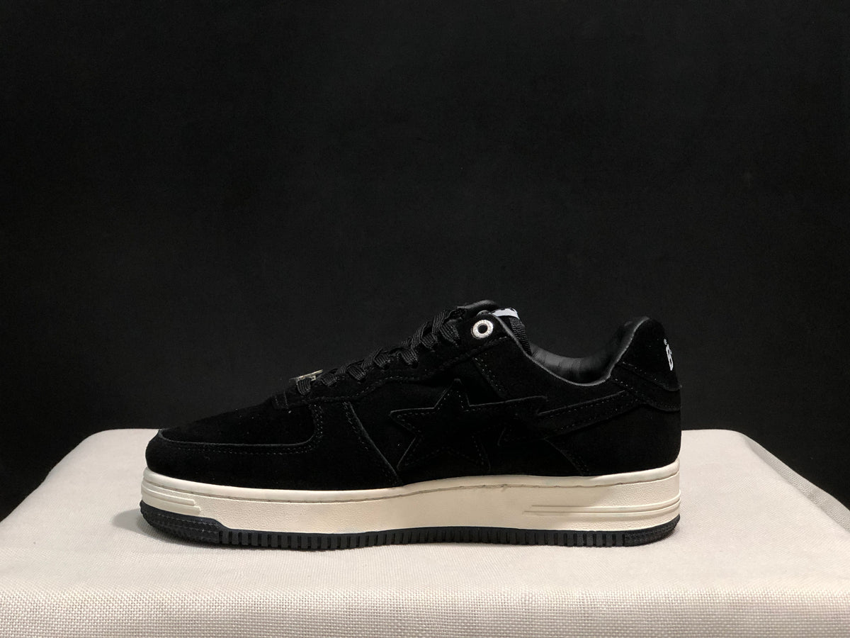 BAPE STA Low-Top Sneakers Black Suede