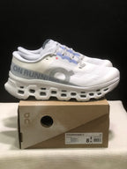 On Cloudmonster 3 White Running Sneakers