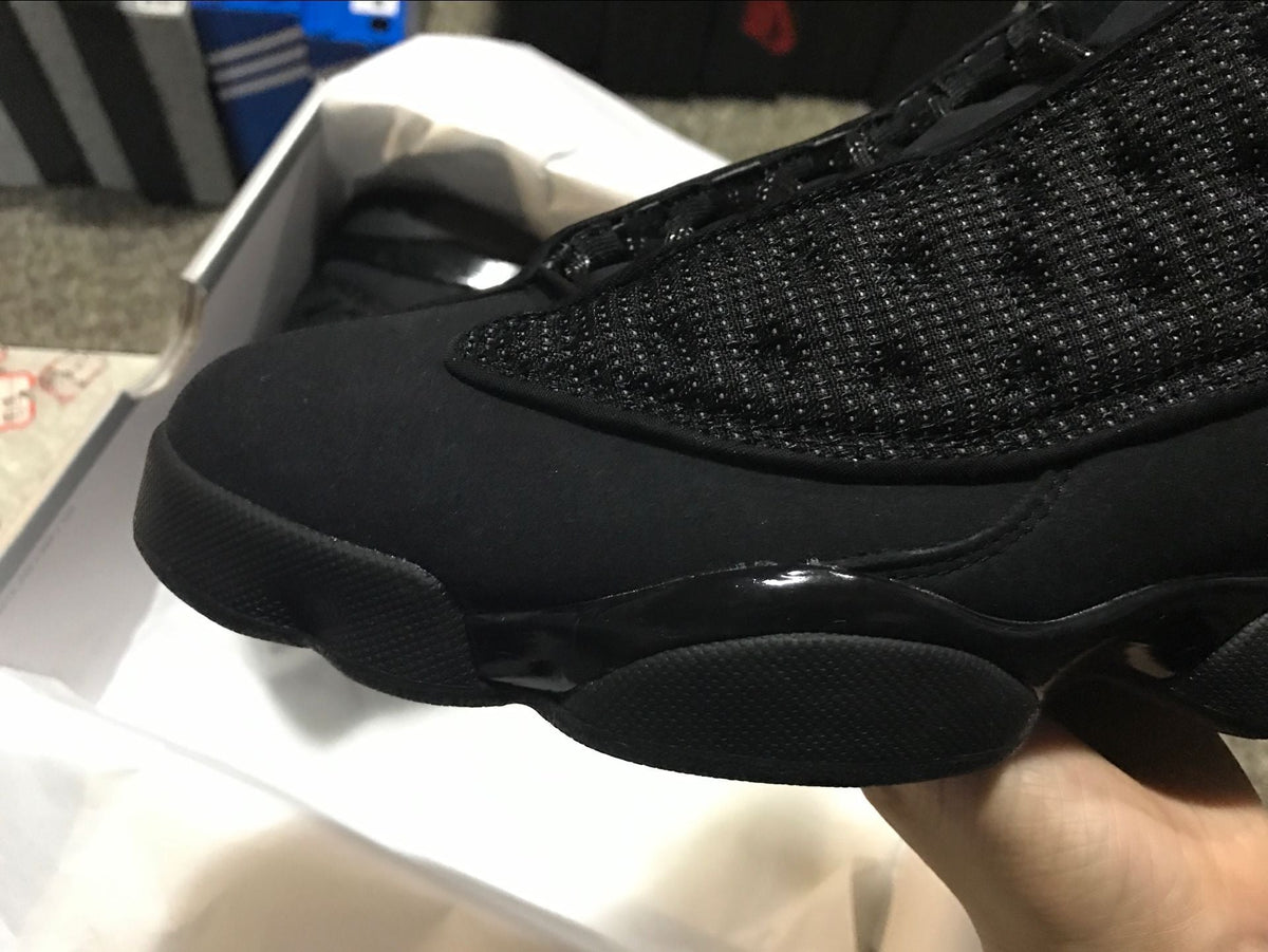 Air Jordan 13 Retro Black Cat Black Basketball Sneakers