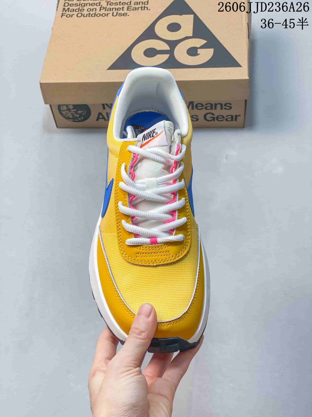Nike ACG LDV Trail Sneakers Yellow and Blue