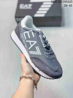 Emporio Armani EA7 Gray Lace-Up Sneakers 2607JDY295A25