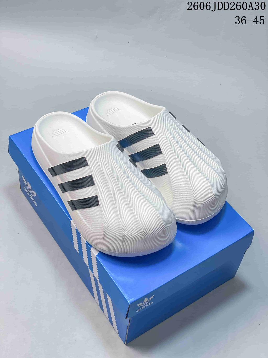 adidas adiFOM Superstar Mule Clogs White Black
