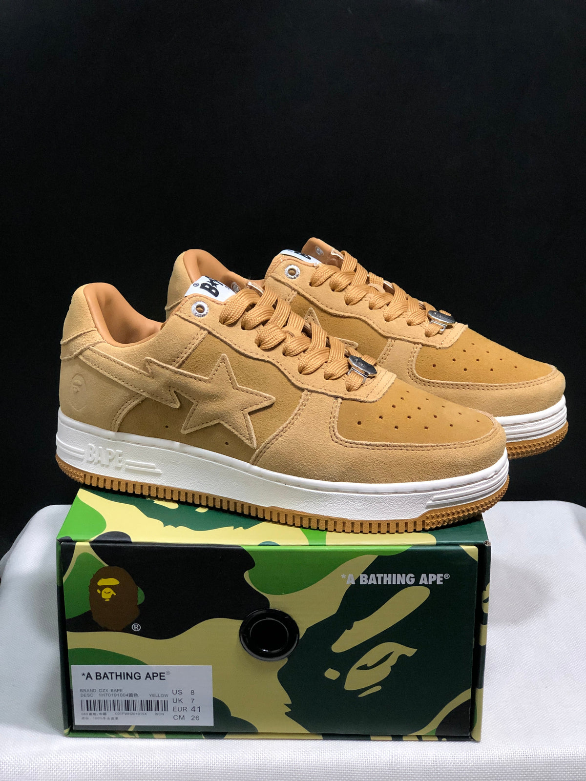BAPE Bape Sta Low Sneakers Wheat