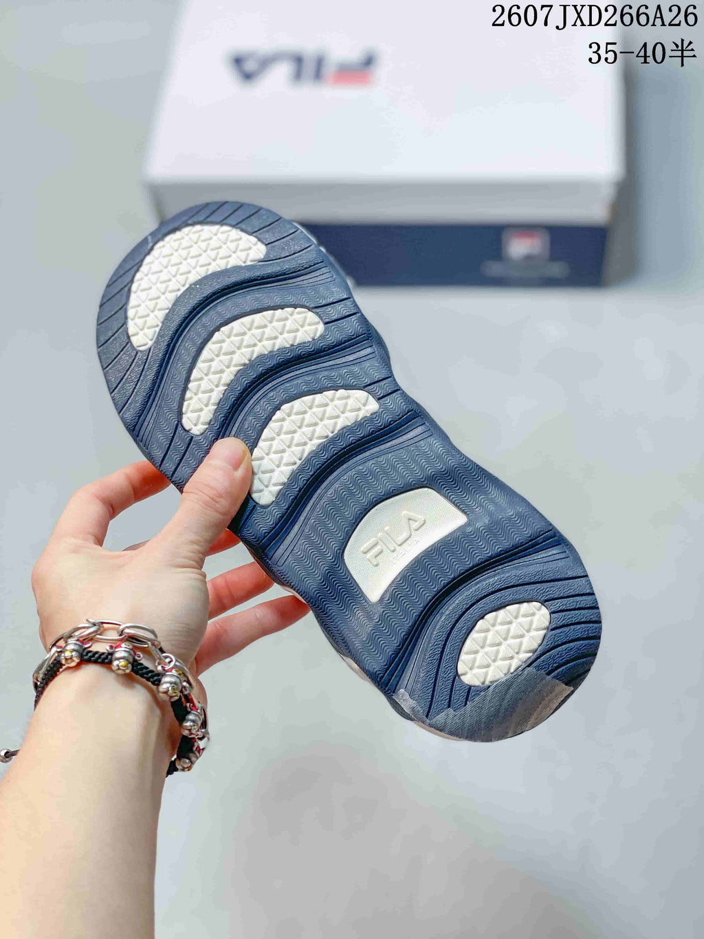 FILA Croissant Low-Top Sneakers White and Gray