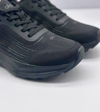 Alo All-Black Lace-Up Sneakers